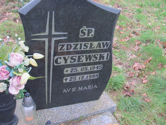 Zdzisław Cysewski 1948 Puck - Grobonet - Wyszukiwarka osób pochowanych