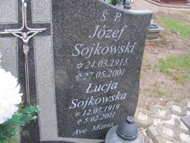 Józef Sojkowski 1915 Puck - Grobonet - Wyszukiwarka osób pochowanych
